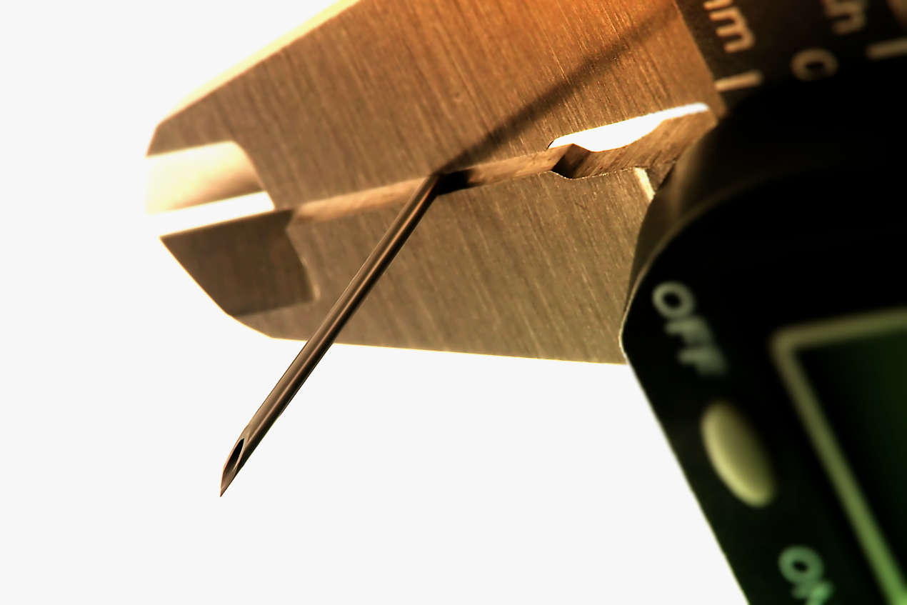 Macro photography - hypodermic needle